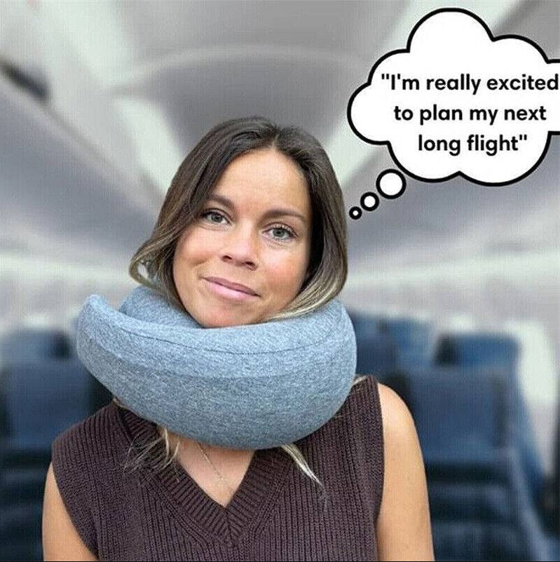 Travel Neck Pillow Memory Foam U-shaped 