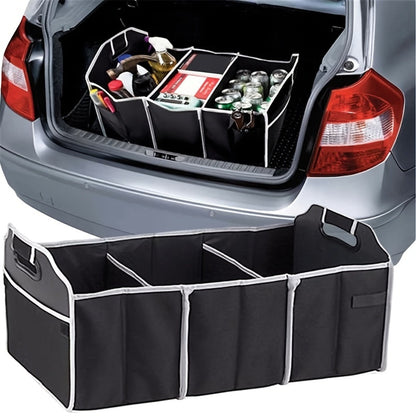 Car Trunk Organizer - Large Capacity &amp; Foldable Design