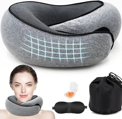 Travel Neck Pillow Memory Foam U-shaped 