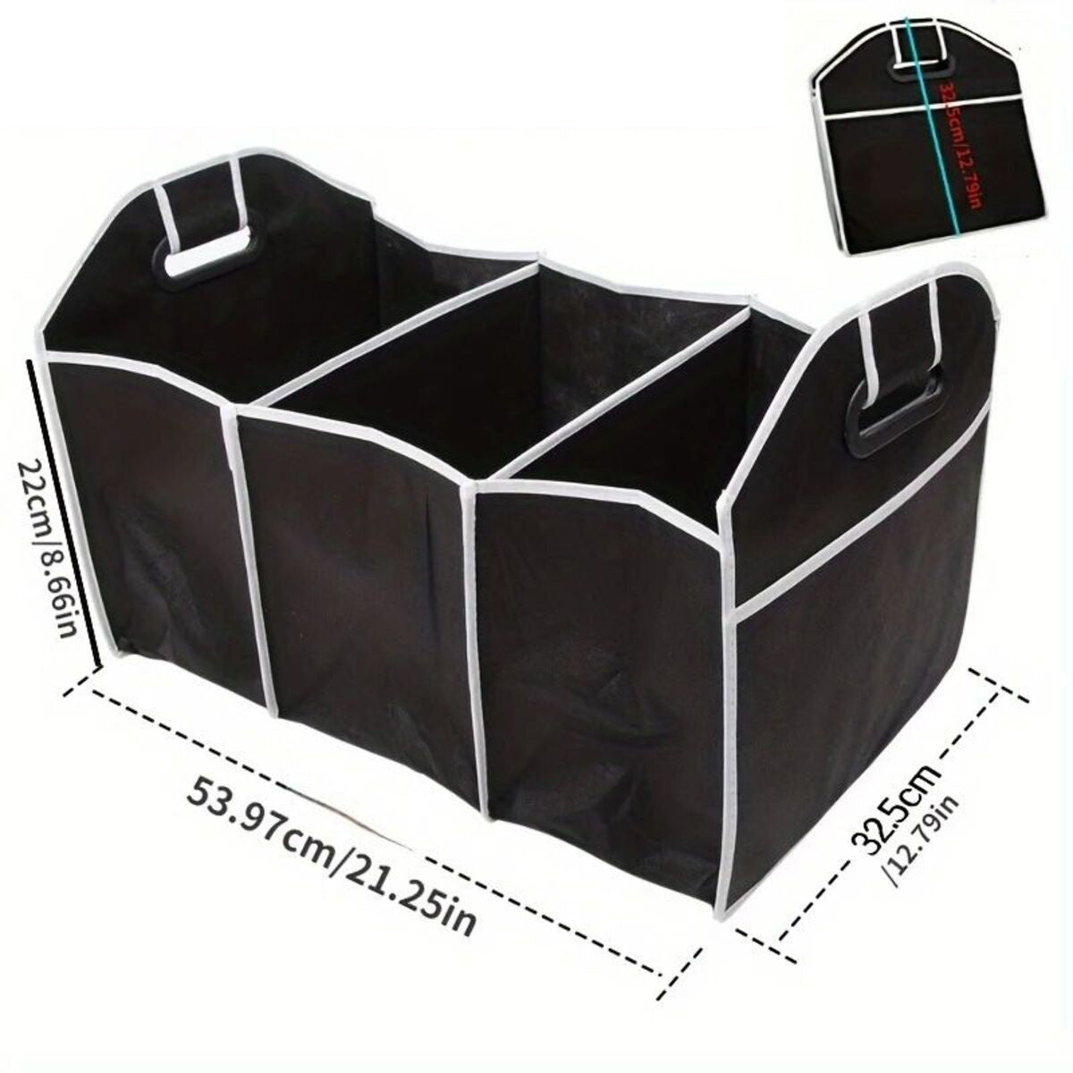 Car Trunk Organizer - Large Capacity &amp; Foldable Design