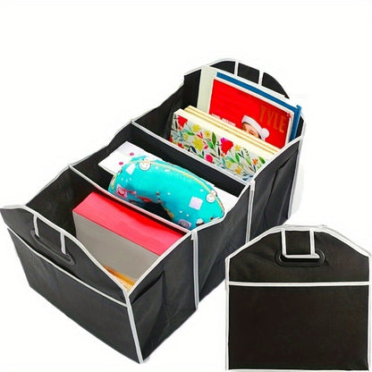 Car Trunk Organizer - Large Capacity &amp; Foldable Design