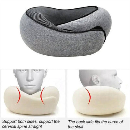 Travel Neck Pillow Memory Foam U-shaped 